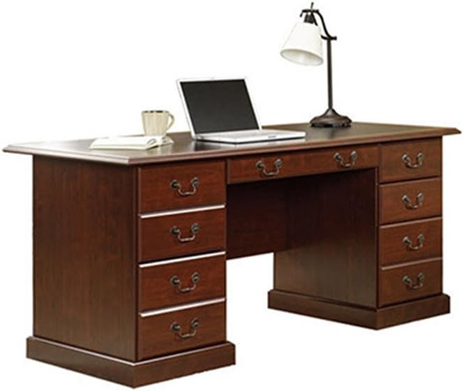 Sauder Heritage Hill Executive Desk, Classic Cherry Finish