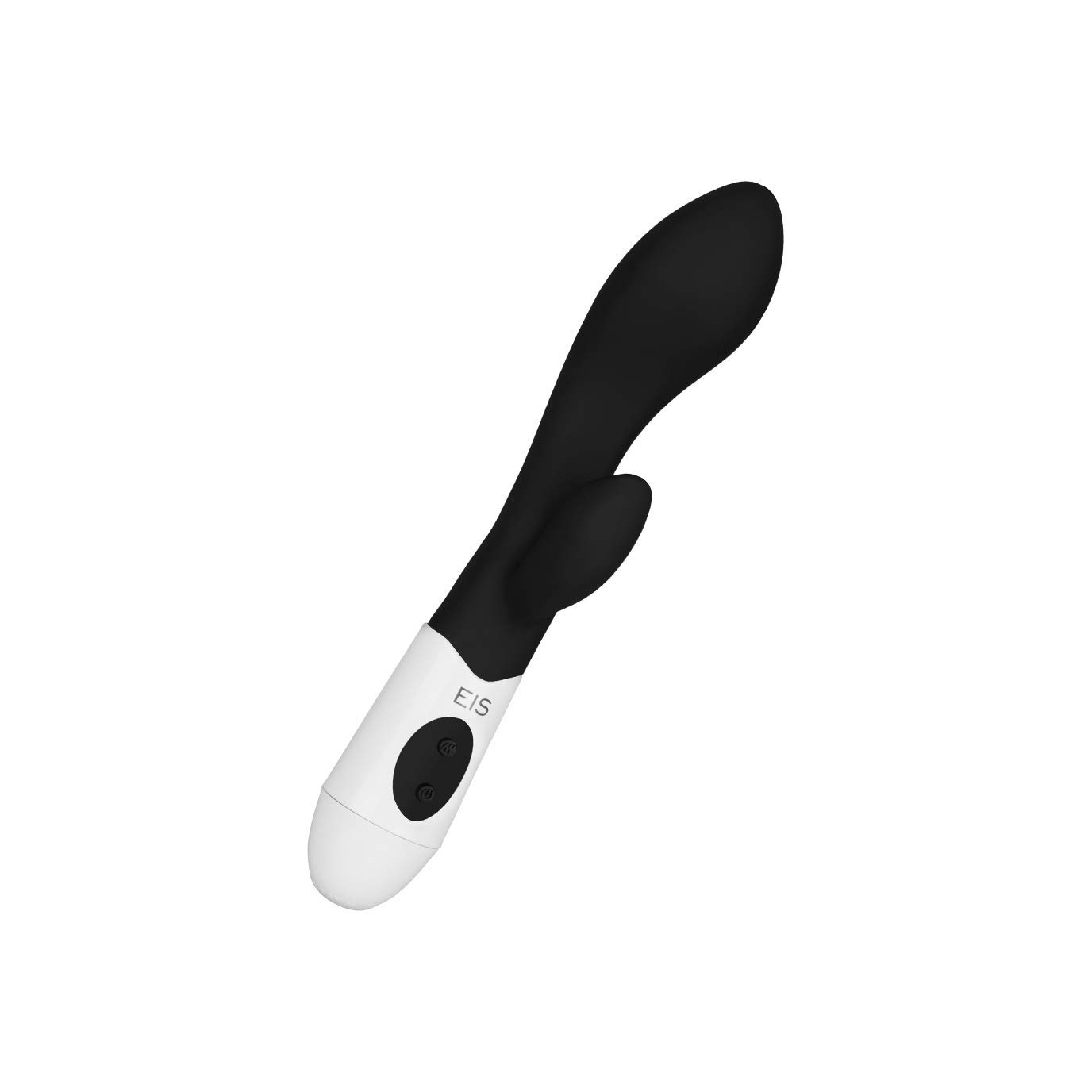 EIS Please Me Rabbit-Vibrator | Doppel-Stimulation | Hautfreundliches Silikon | Sex-Spielzeug für Frauen | Erotisches Toy | Wasserdicht (IPX7) | Schwarz