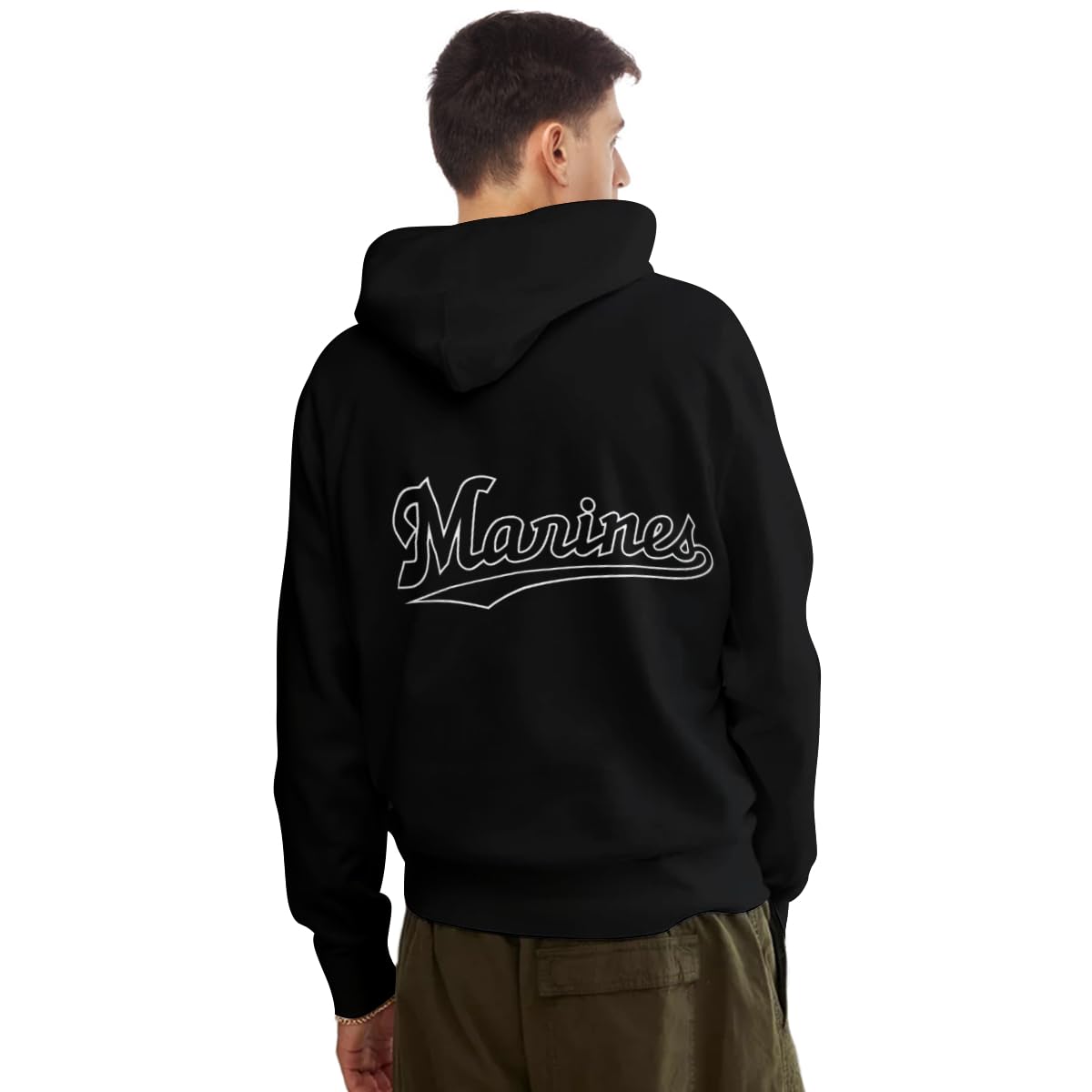 Amazon.co.jp: 千葉ロッテマリーンズ スウェット パーカー ジャージ