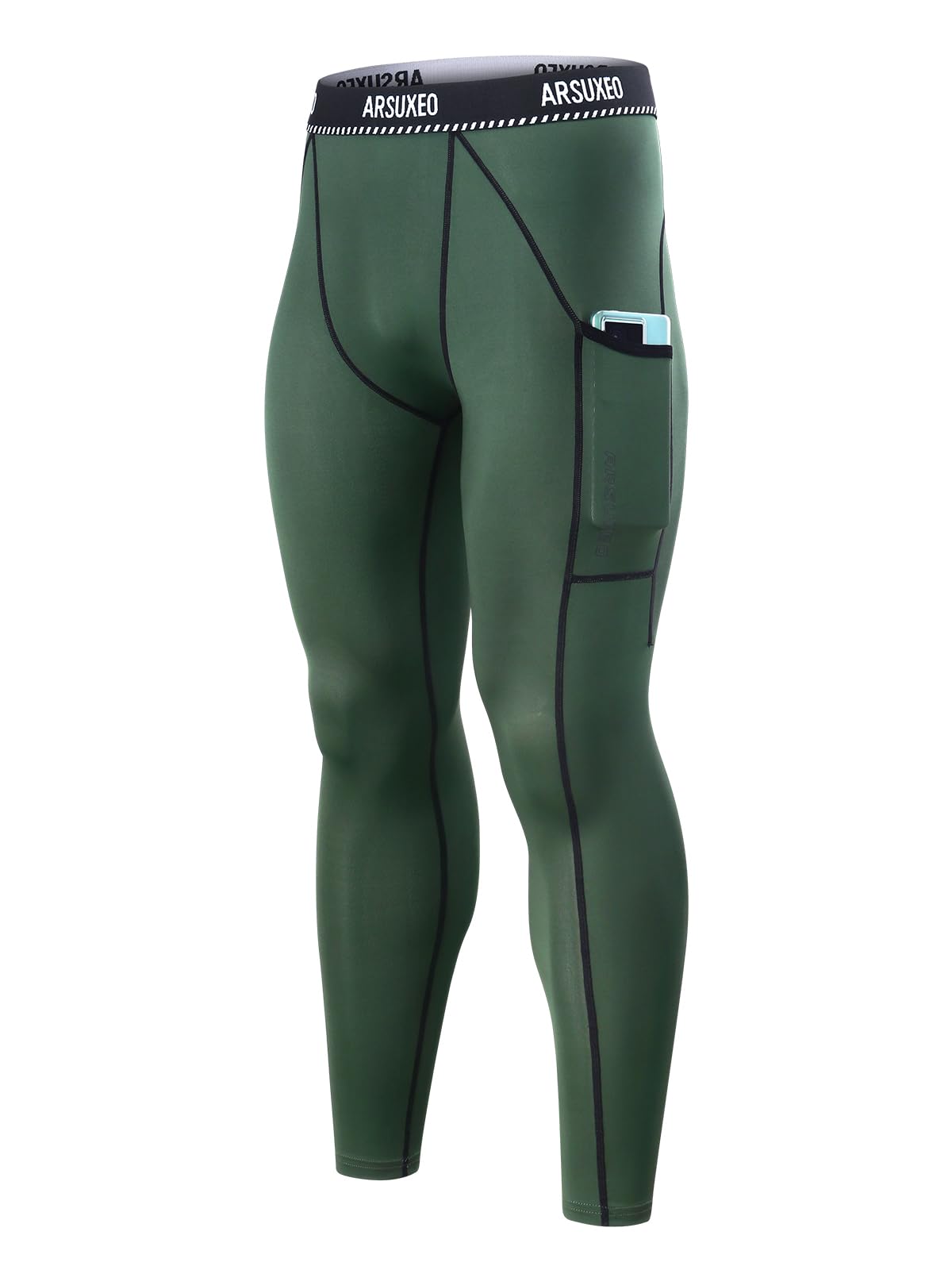 Compression Leggings For Men ARSUXEO Men's Compression Tights