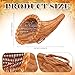 Dandat 1 Pcs Thanksgiving Cornucopia Basket 13.78 Inch Thanksgiving Horn of Plenty Fall Table Decoration Harvest Cornucopia for Autumn Table Centerpieces Fall Party Decorations