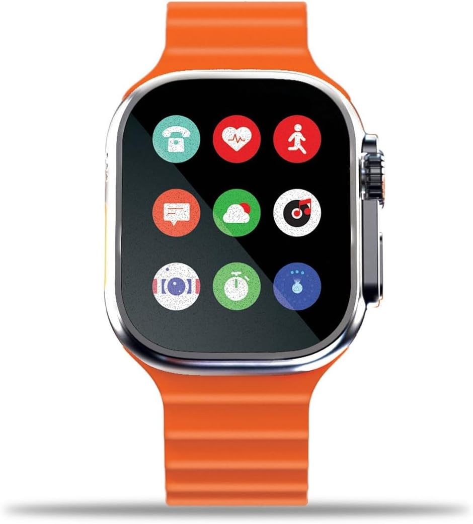 SLIDE Smartwatch displaying various app icons on its screen