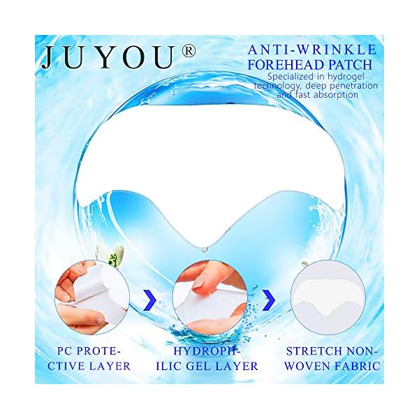 Forehead-Mask-Forehead-Pad-JUYOU-Anti-Wrinkle-Forehead-Patch-Firming-Collagen-Anti-Wrinkle-Gel-Forehead-Sticker-Reduce-Fine-Lines-Moisturizers-Deeply-Repairs-6Packs Forehead Mask, Forehead Pad, JUYOU Anti-Wrinkle Forehead Patch, Firming Collagen Anti-Wrinkle Gel Forehead Sticker, Reduce Fine Lines Moisturizers Deeply Repairs (6Packs)