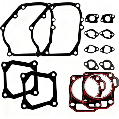 Image of Gasket Kit Compatible with Predator 212cc GX160 GX200 168F and Clone Engines & Generators Cylinder Head Valve Cover Carburetor Muffler Crankcase Gasket with Oil Seals generators Gasket Kit