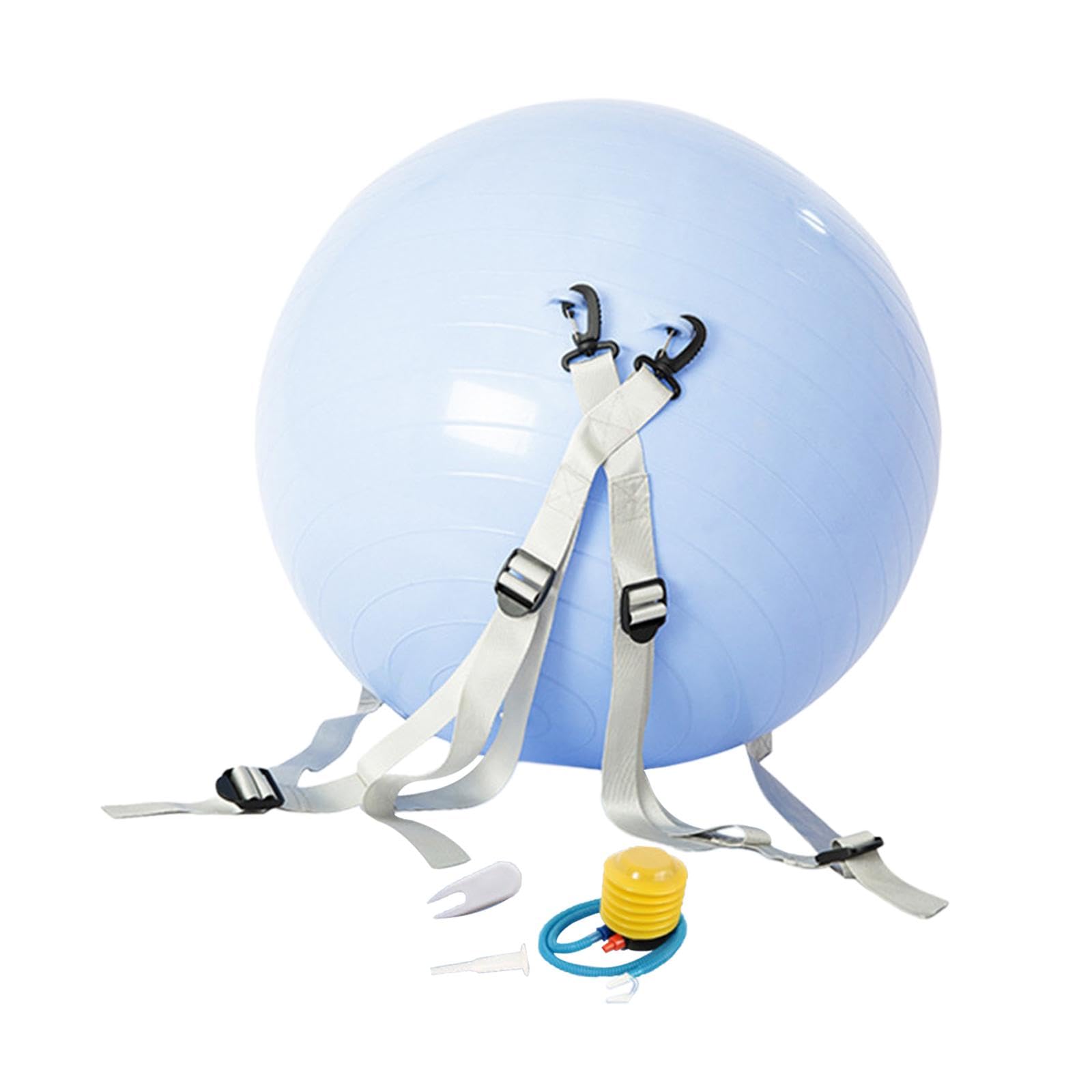 Enakshi® Somersault Auxiliary Ball Nonslip Portable Children Adults Workout Yoga Ball Blue|Sporting Goods | Fitness Running & Yoga | Fitness Equipment & Gear | Exercise Balls-image-38