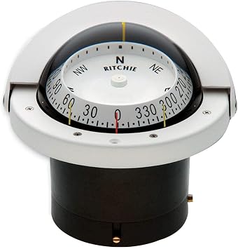 Compass, Flush Mount, 4.5" Combi, White