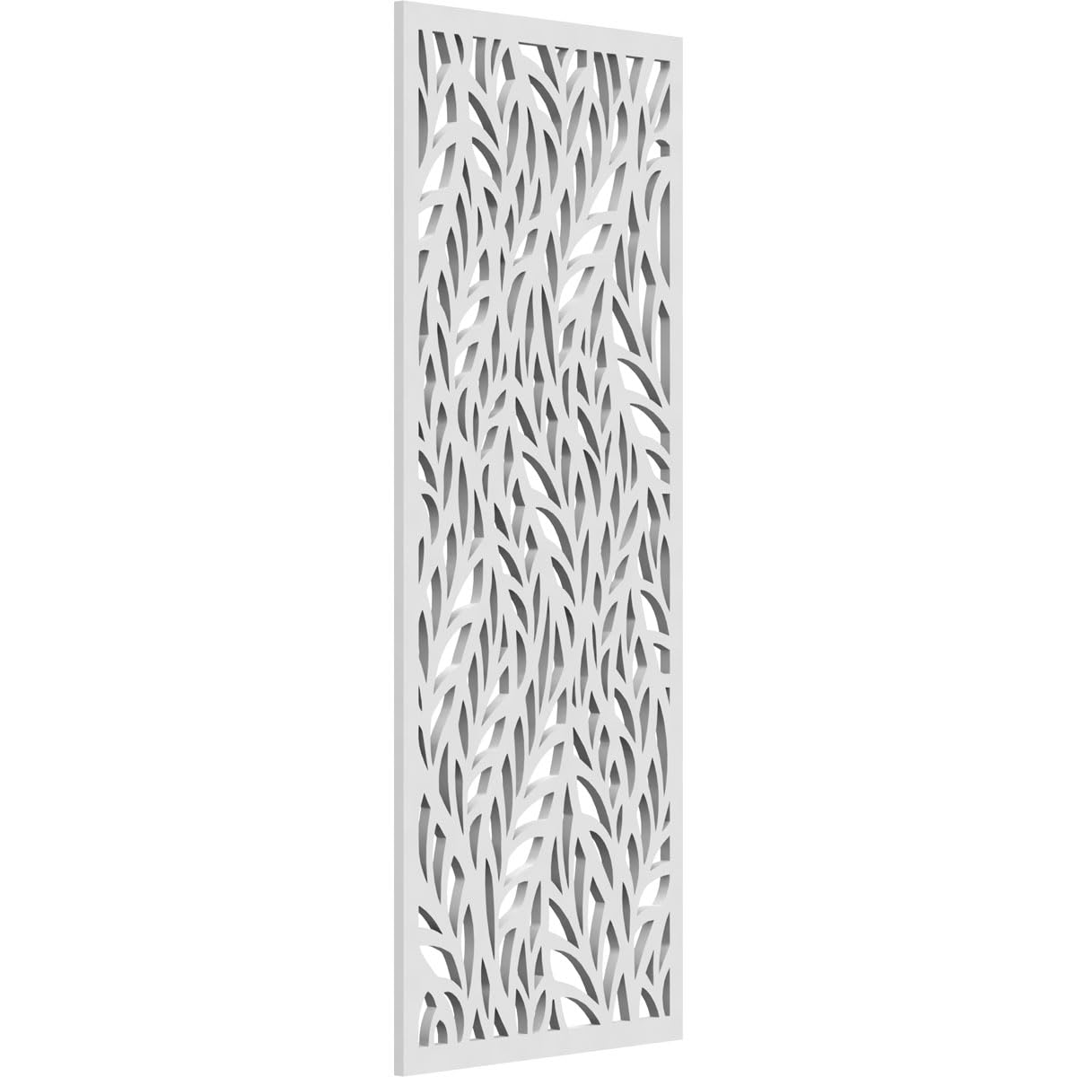 11 3/8"W x 29 3/8"H x 3/8"T Ortonville Decorative Fretwork Wall Panels in Architectural Grade PVC