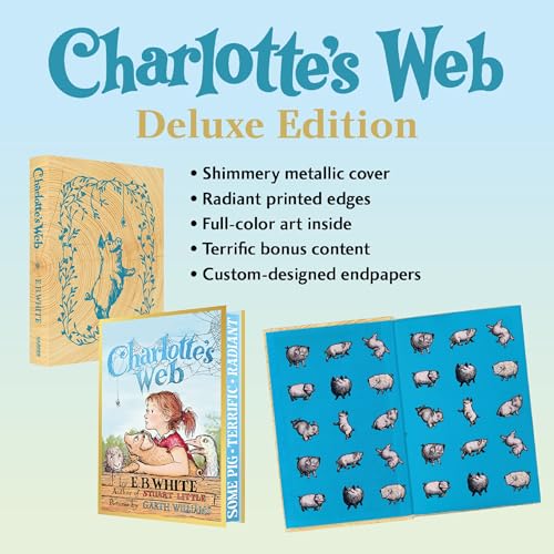 Image of Charlotte's Web Collector's Deluxe Edition: The Beloved Newbery Honor Tale of a Pig, a Spider, and True Friendship for Children (Ages 8-12)