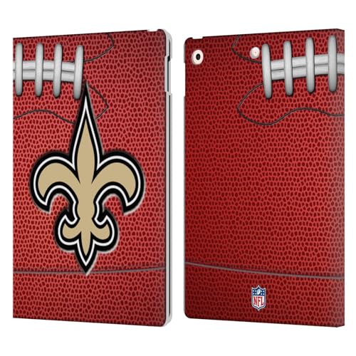 Étui en cuir iPad 10.2 NFL New Orleans Saints finition premium Head Case Designs