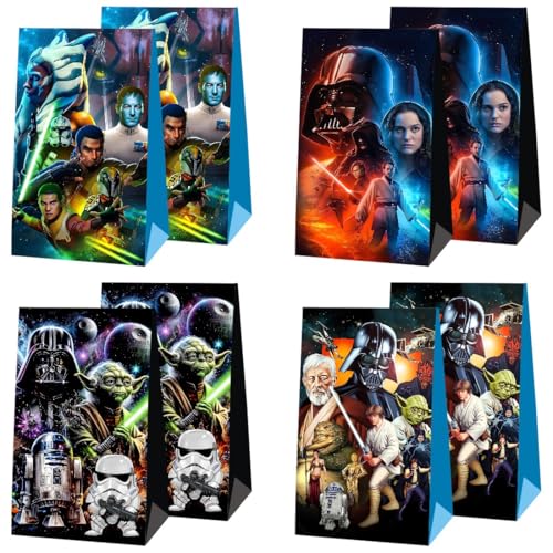 Mozin 12Pcs Party Gift Bags Goodie Bags Party Supplies for Kids Birthday Decorations