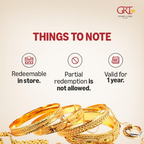 Image of GRT Jewellers | E-Gift Card | Instant delivery | Valid for in-store purchases | Ideal gift for birthday, anniversary & wedding | 1 Year Validity