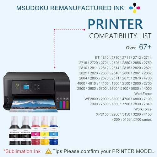 Encre de sublimation E104 E102 pour imprimante EcoTank