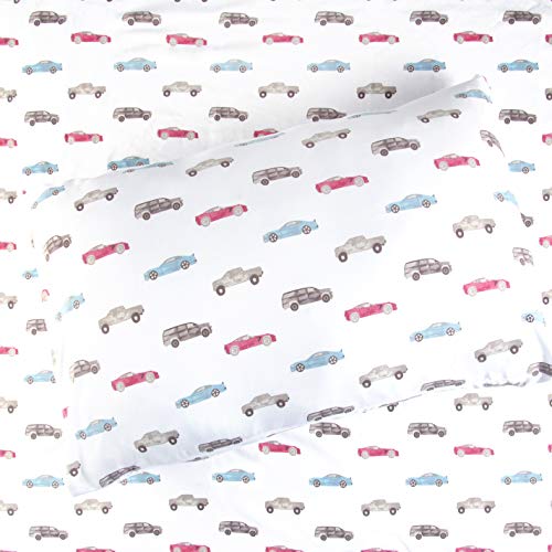 Kids Rule 3pc Cars Sheet Set, Twin Size, Multicolored