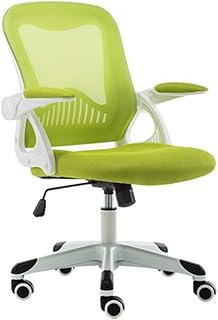 TYXL Gaming Chair Malla Escritorio de Oficina Silla giratoria Media de la Espalda pasamanos Malla Transpirable Silla de la computadora Giratorio (Color: Morado) (Color : Light Green)