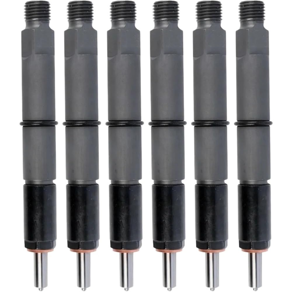 Fuel Injectors 6pcs Fuel Injector for D6D Engine for EC210B EW145B EW180B EW200B Excavator for L60E L70E L90E BL70 BL71 Loader