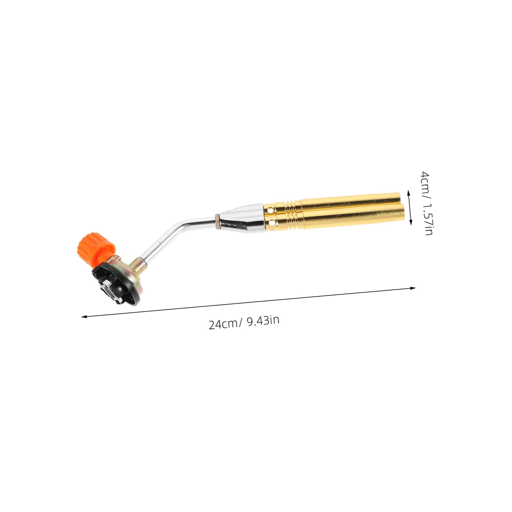 Abaodam Propane Torch Dual Tube Adjustable Flame Nozzle for Soldering and Outdoor Cooking Portable Design for Grilling and Baking Activities