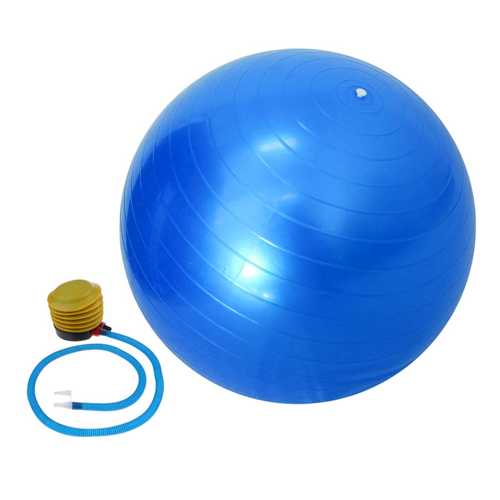 Smitex 55cm Anti Burst Sports Yoga Ball w/Pump Pilates Fitness Gym Balance Stability Swiss Ball Fitball Exercise Workout Massage Ball-image-48