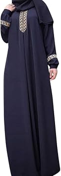 Women's Muslim One Piece Prayer Dress for Women Abaya Dress Islamic Middle East Dubai Turkey Maxi Abaya Kaftan Dress