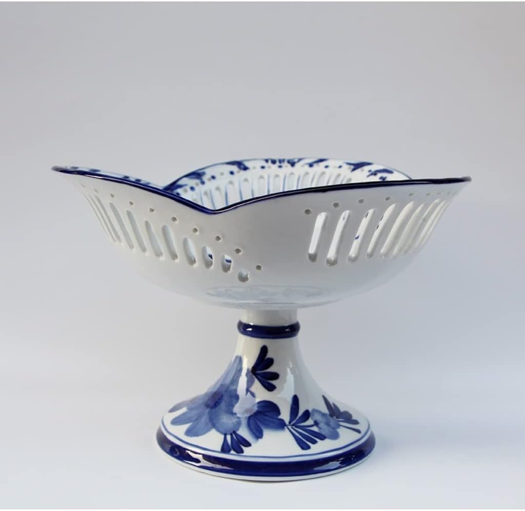 台座付きフルーツボウル 装飾セラミックハイフットティープレート ラブセラミックフルーツプレート リビングルーム 家庭用スナック トリ