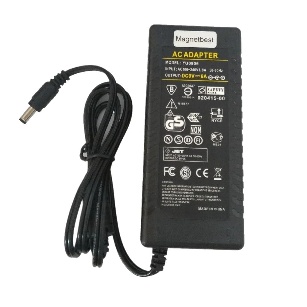 TNNBNT 9V6A 54W AC DC Adapter Charger 9V 6A FOR POS machine credit card FOR machine Switch Power Supply