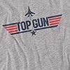 Top Gun Paramount, Logo Grey Mens Long Sleeve T Shirt, Athletic Heather, Large #1