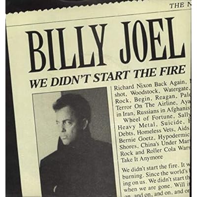 We Didnt Start The Fire - Billy Joel 7" 45