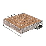 Joyagrill 8'' Cold Smoke Generator spiral square, More Durable with thicker material, Perfect Idea for Hot or Cold smoking with smoking dust on BBQ Grill and Smoker, Cold smoking time up to 4-7 Hours