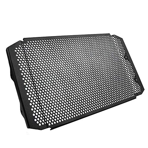 MT09 FZ09 Motorcycle Radiator Grille Guard Cover Aluminum Alloy Protector for Yamaha FZ09 FZ 09 MT09 MT-09 2017 2018 2019 XSR900 2016 2017 2018 Tracer 900 2018(BLACK)