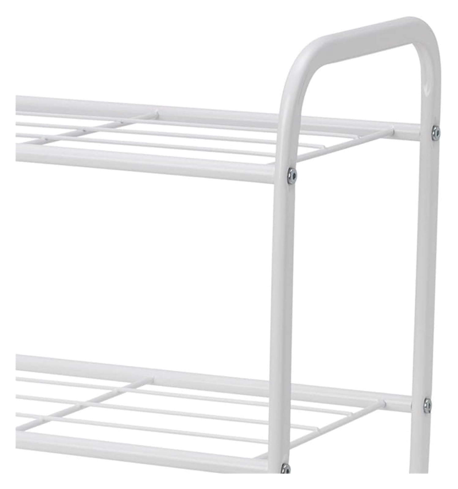 Schuh-Organizer-Regal, stapelbar, 2-stufiges Schuhregal, Stoff-Schuhregal, stabiles Lagerregal for 3–6 Paar Schuhe, Regal for den Eingangsbereich