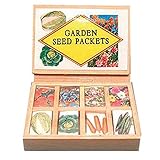 Melody Jane Dollhouse Seed Packet Display Box Garden Store Shop Greenhouse Accessory