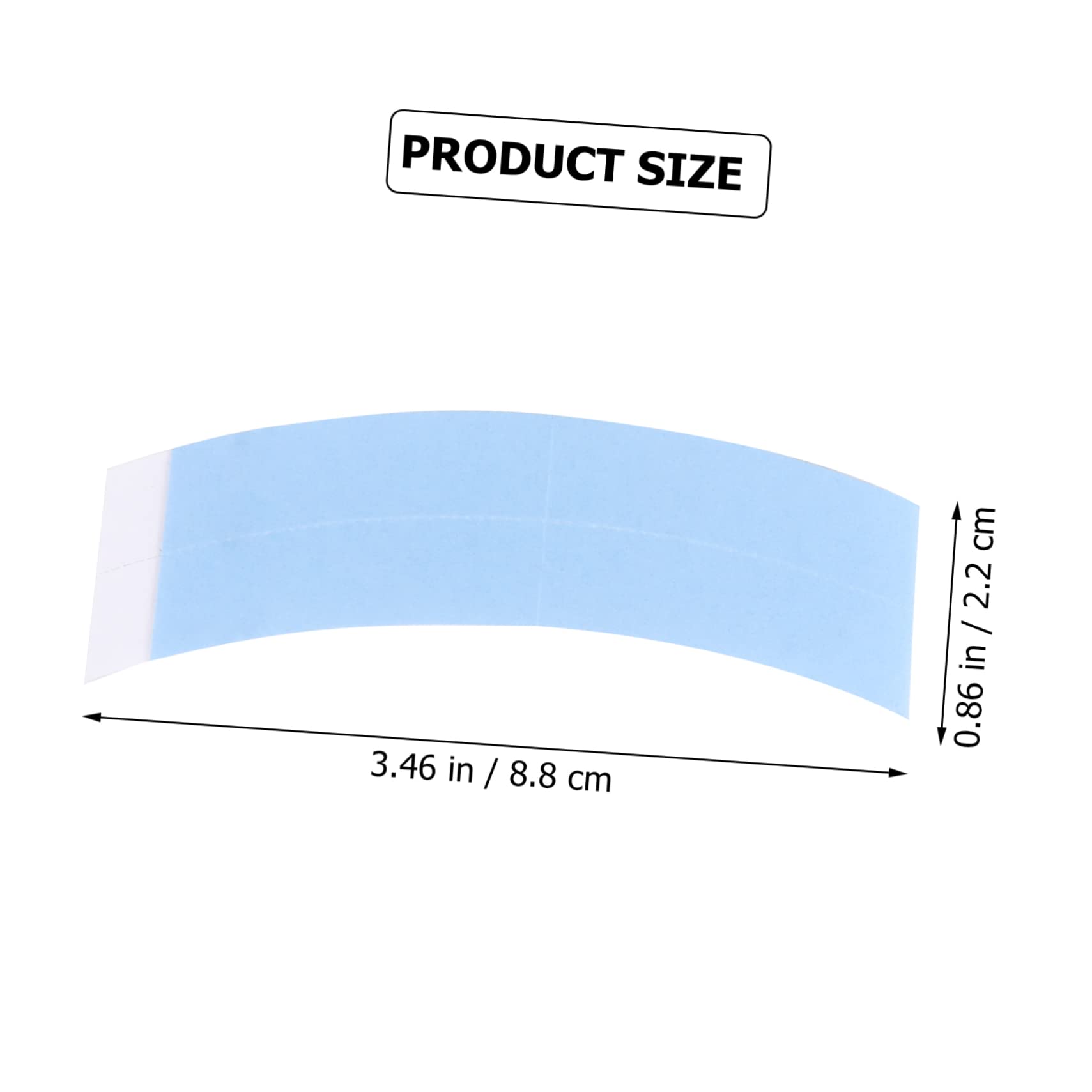 FOMIYES 2sets Safe Convenient Wig Tape Double Sided Adhesive Tape for Women's Hair Extensions 36pcs*2