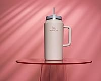 Vista 181 de STANLEY Quencher H2.0 Vaso Térmico con asa y pajilla, 64 onzas, tapa Flowstate de 3 posiciones, gran capacidad para viajes y deportes, vaso de acero