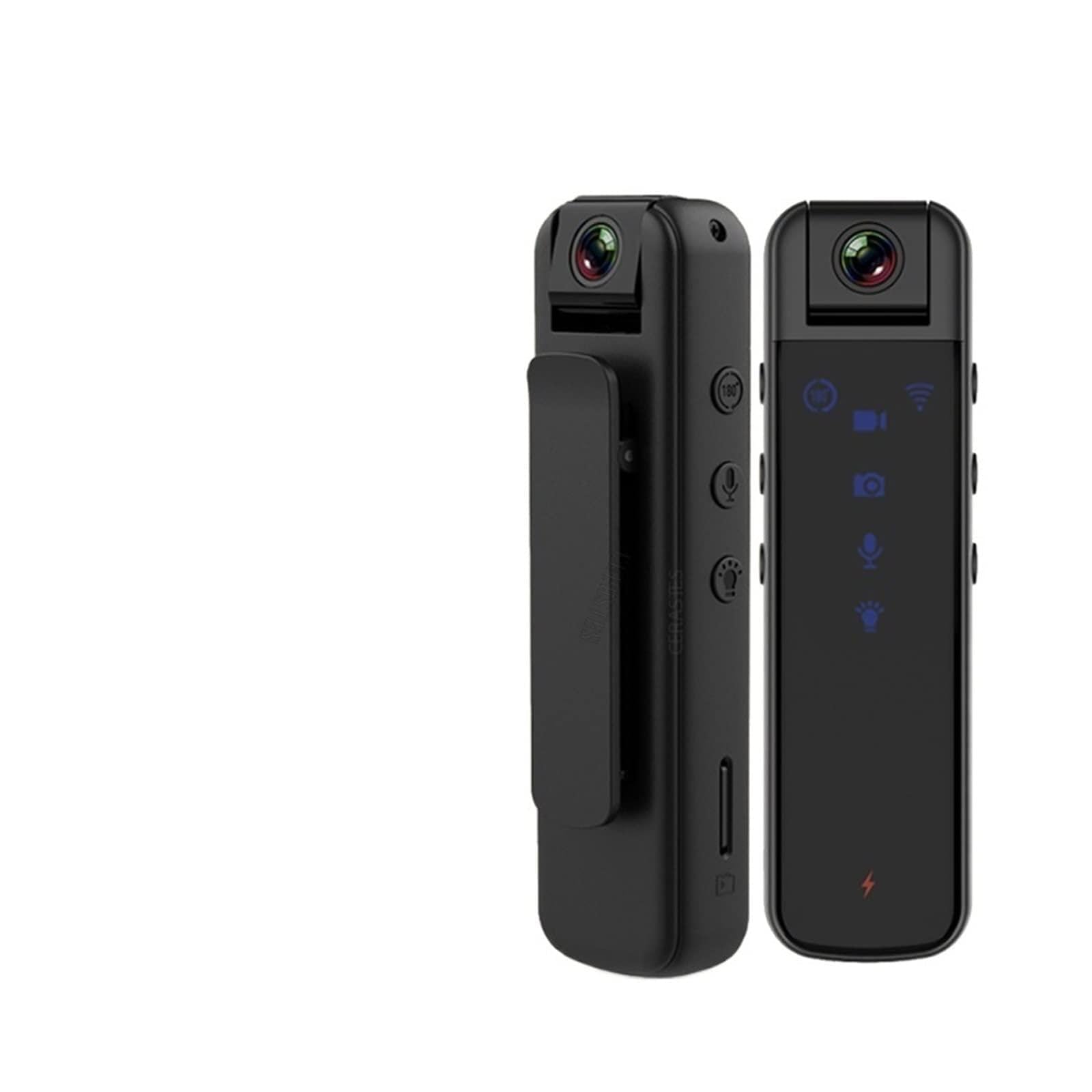 Action Cam, Mini Fotocamera Digitale HD 1080P Home Sports DV Sensore di Movimento for videocamera di Sicurezza Magnetica Piccola videocamera Pocket Body Camara,All'aperto, Sport, Video(64GB)