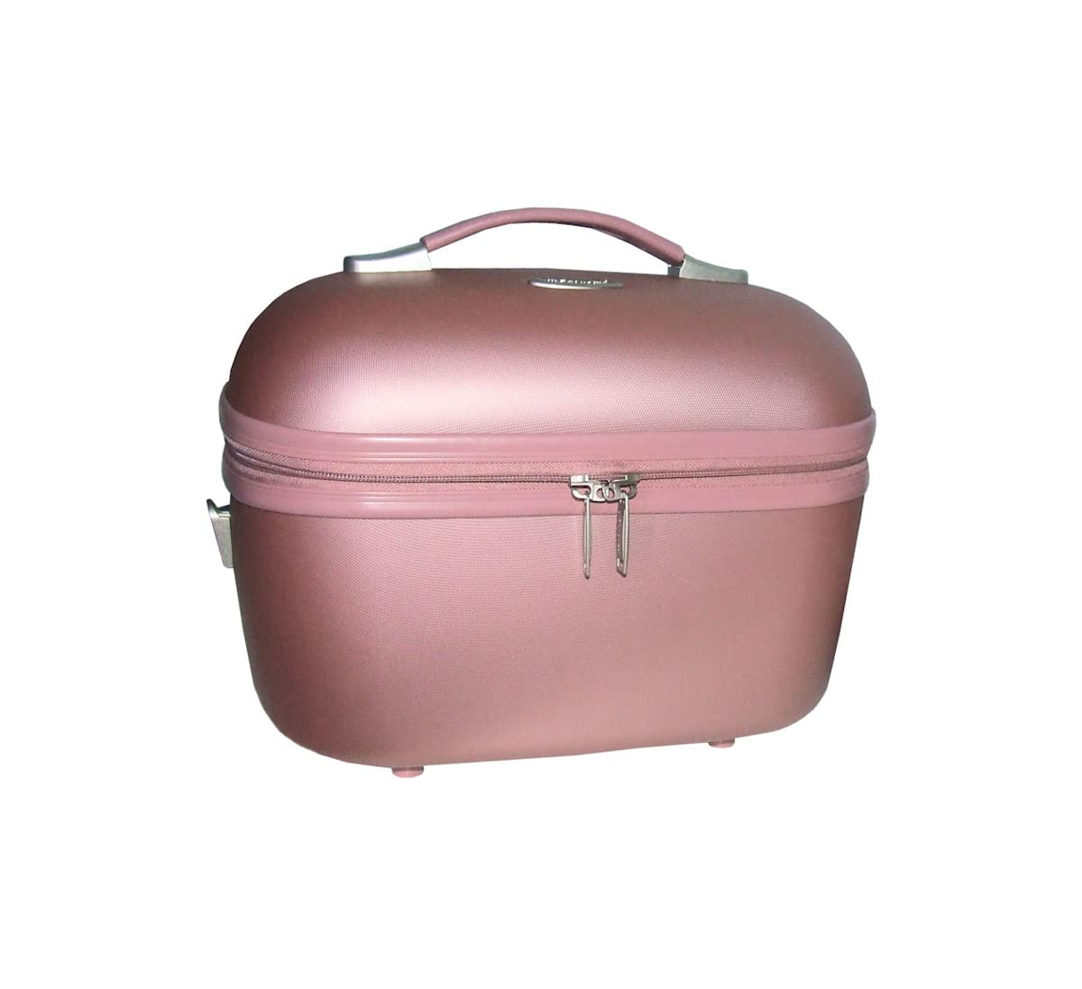 Vanity Twarde Case Różowy z uchwytem i paskiem na ramię - Kosmetyczka, Makijaż-Snowball, Różowy, Vanity case i piórnik, makijaż