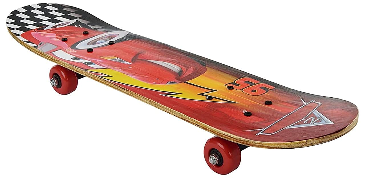 Karma Sales� Colorful Wooden Skateboard for Beginners � 17-Inch Lightweight Cruiser Board for Kids with Smooth Wheels-image-34