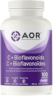 AOR - C + Bioflavonoids - 100 Capsules - Vitamin C Complex with the Benefits of Bioflavonoids