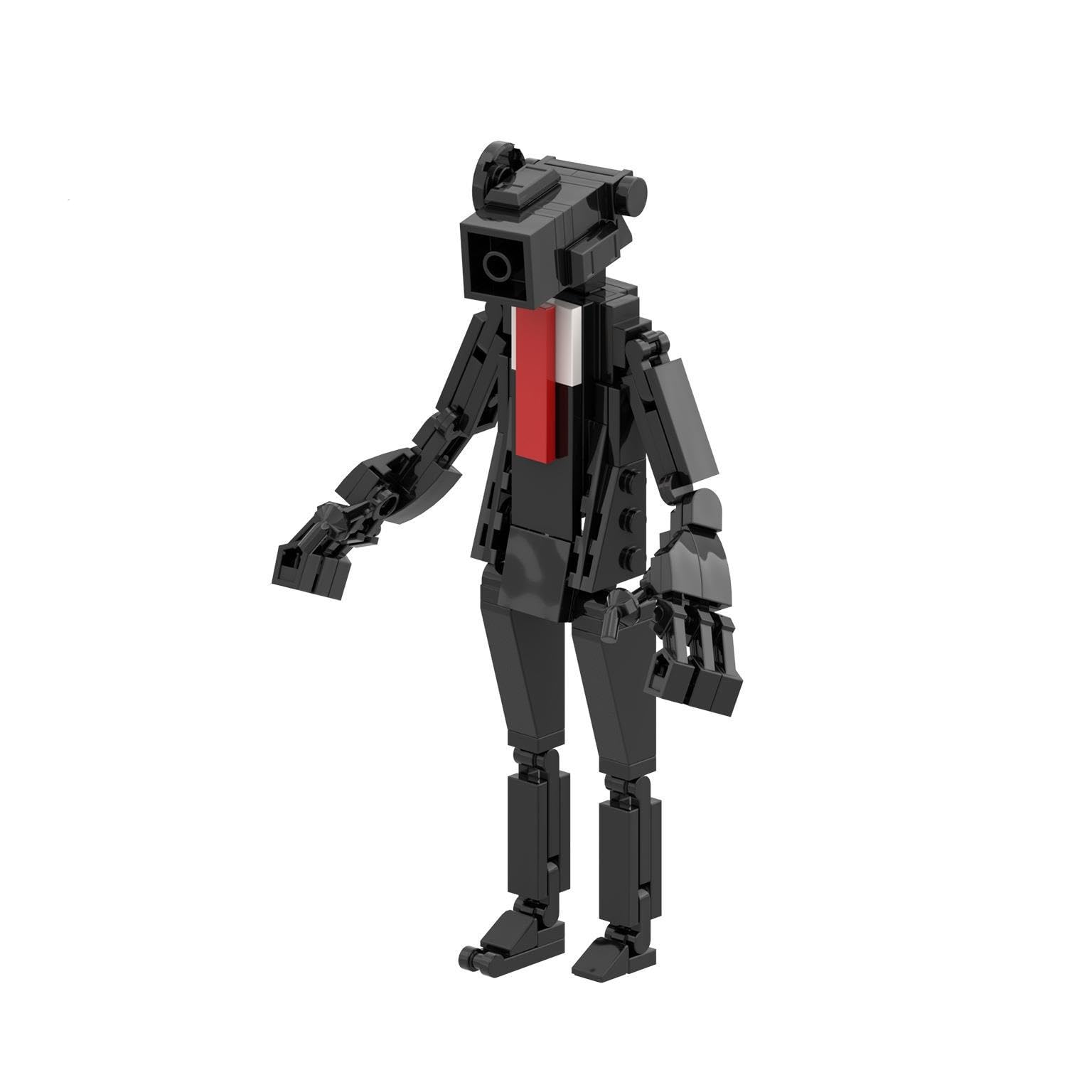 skibidi Toilet Toy Bricks Series Building Blocks - Toilet Toys Titan Speakerman Buildable Horror Game Model Toys for Kids and Collectors(105pcs)