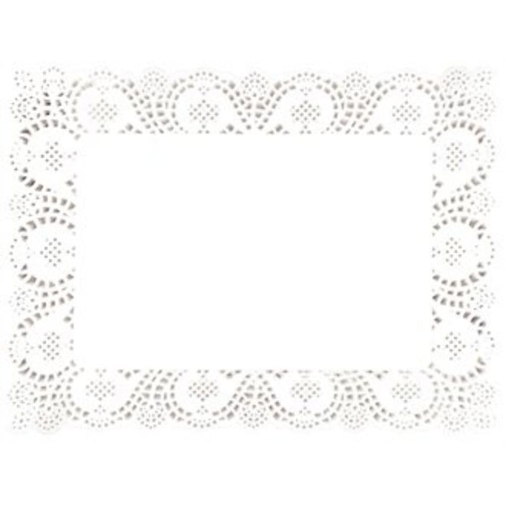 Stalwart CE994 Paper Doily, Rectangular