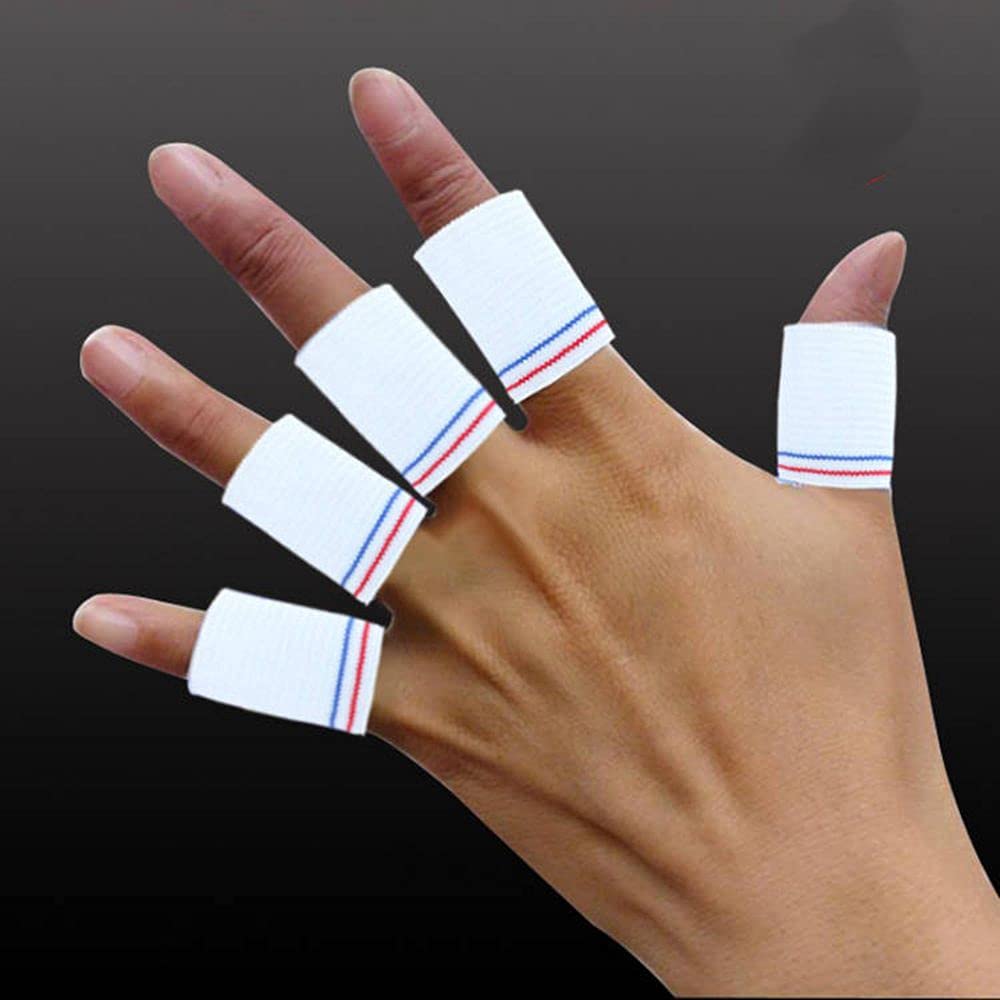 ONTYZZ Lot De 10 Protège-Doigts Élastiques – Protection Pour Basketball, Volleyball, Tennis, Anti-Chocs Et Arthrite ONTYZZ Lot De 10 Protège-Doigts Élastiques – Protection Pour Basketball, Volleyball, Tennis, Anti-Chocs Et Arthrite