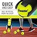 Franklin Sports Tennis + Padel Ball Hopper Tube - (15) Tennis Ball Picker Upper Tube - Hopper + Picker for Quick Pickup + Storage - Practice + Training Equipment - Balls Not Included