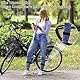IHLOOTD 2 Stück Hosenklammer Fahrrad, Hosenschutz Hosenband Schwarz, Hosenbein Klammer Elastisches Klettband Fahrrad Hosenband für Outdoor Radfahren, Jogging, Wandern, Bergsteigen