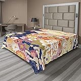 Ambesonne Sábana encimera japonesa, color crema