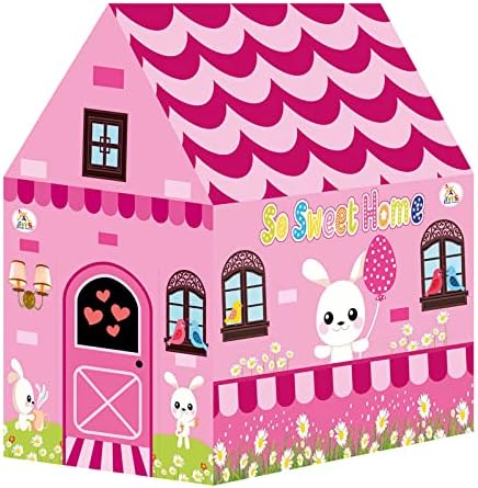 Chovatiyas Sales Jumbo Size Play Tent House for Boys and Girls Tent House for Kids for Indoor and Outdoor (So Sweet House)