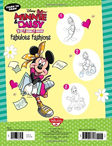Disney Minnie & Daisy Best Friends Forever Fabulous Fashions: Fabulous Fashions - Learn to draw Minn