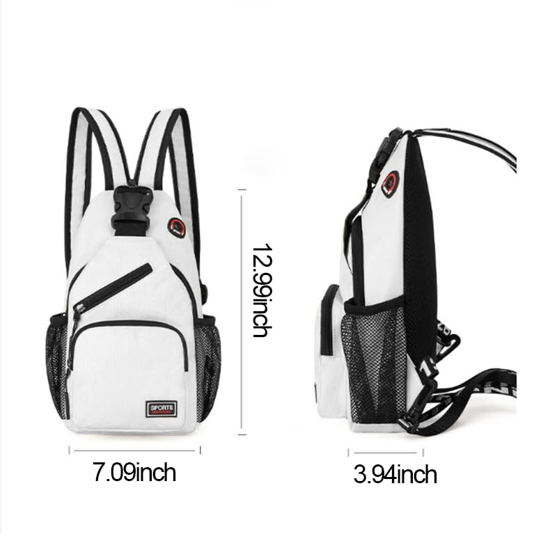 Bolso Crossbody para Mujer Ligero Multiuso Blanco miniatura 2