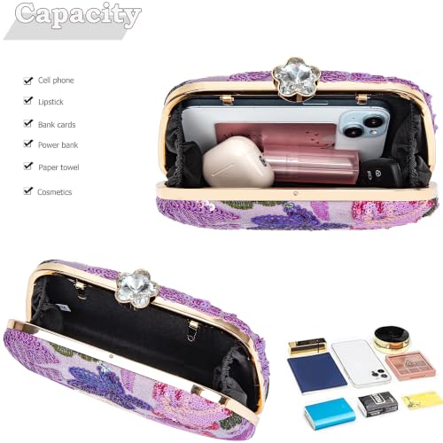 Image of BBTT.ful New Clutch Purses for Women Elegant Evening Bag for Party, Wedding, and Formal Events