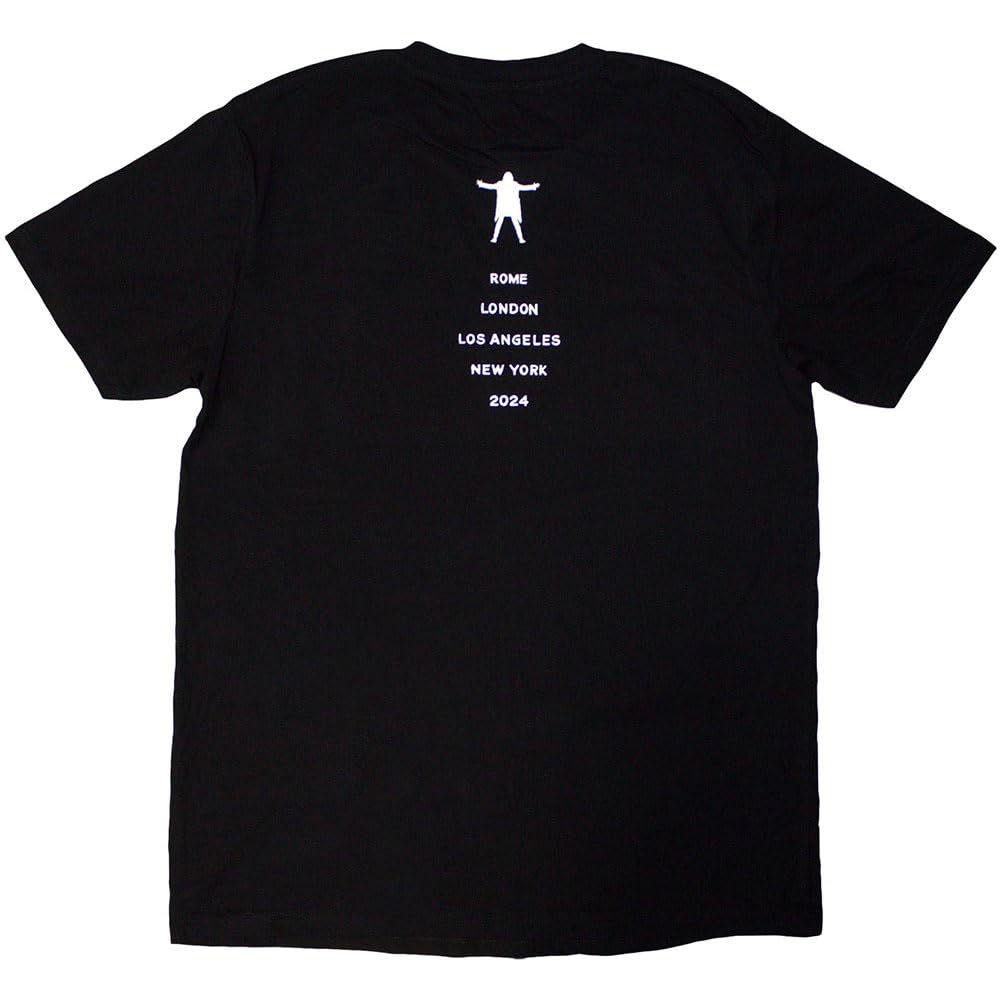 Rock Off officially licensed products David Gilmour Luck & Strange Portrait T Shirt M Black