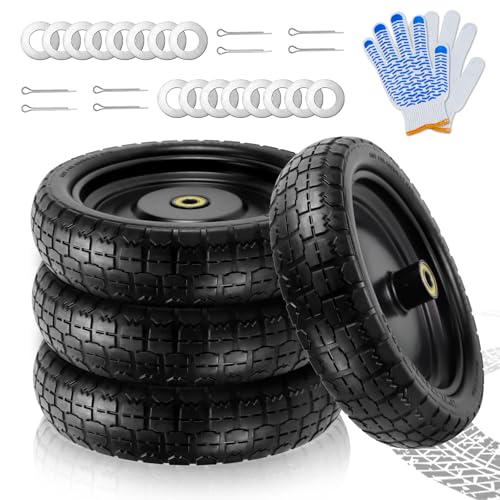 13" Garden Cart Tire Replacement (4-Pack) Cenipar