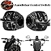 Qlhshop 2 x Black Motorcycle 1 Inch Turn Signal Switch Handlebar Control Switches + Wiring Harness Replacement for 1996-2012 Harley Softail Dyna Sportster V-Rod