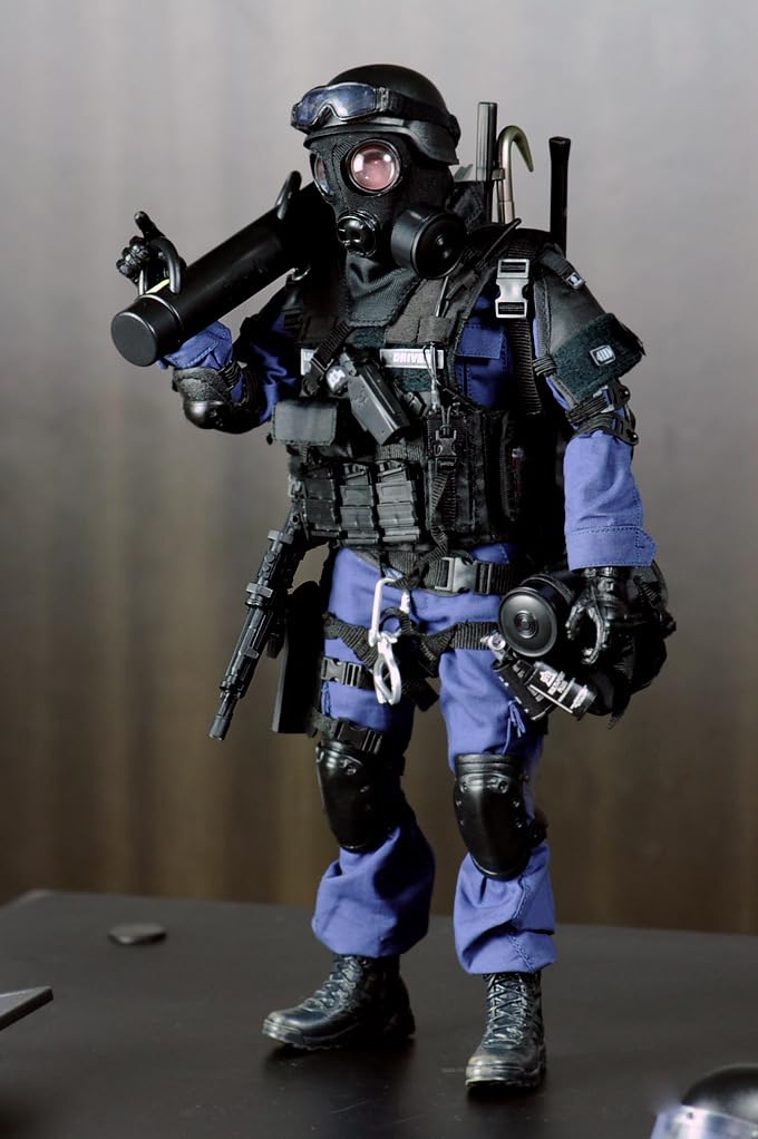 1/6 12インチ SWAT カスタムフィギュア CS66 Amazon.com: Lmzauet 12 inch Special Forces Action Figure 1:6 SWAT